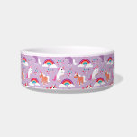Cute Unicorn Rainbow Purple Bowl<br><div class="desc">Cute Unicorn Rainbow Purple</div>