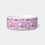 Cute Unicorn Rainbow Purple Bowl<br><div class="desc">Cute Unicorn Rainbow Purple</div>