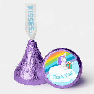 Cute Unicorn Rainbow Thank You Hershey’s Candy