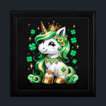 Cute Unicorn Shamrock St Patricks Day Gift Box<br><div class="desc">Cute Unicorn Shamrock St Patricks Day</div>
