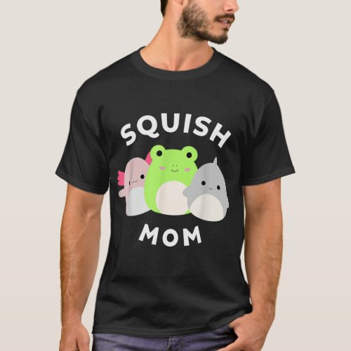 Cute Unicorn Squish Mom Squishmallow Costume T_Shirt