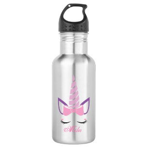 Cute unicorn stainless steel water bottle