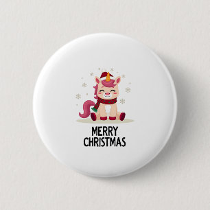 Cute Unicorn Starry Night (4) Button