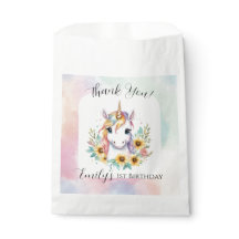 Cute Unicorn Sunflower Birthday