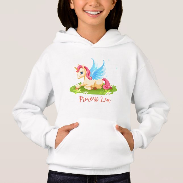  cute unicorn sweashirt hoodie (Front)