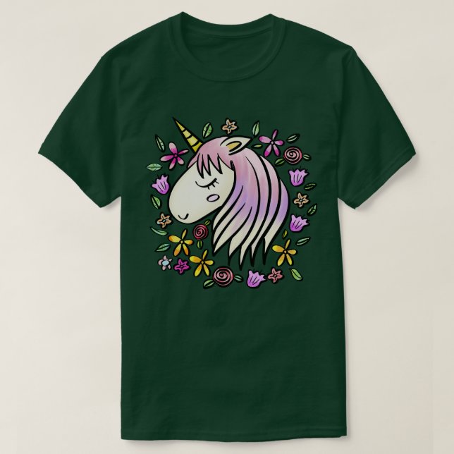 cute unicorn T-Shirt (Design Front)
