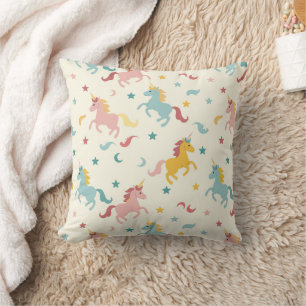 Cute Unicorn  Throw Pillow