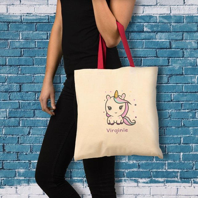 Cute Unicorn Tote Bag (Cute Unicorn Tote Bag)