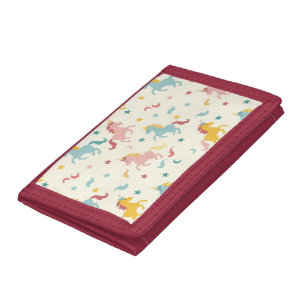 Cute Unicorn  Tri-fold Wallet