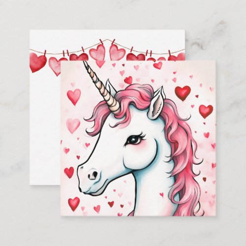 Cute Unicorn Valentines Day Cards