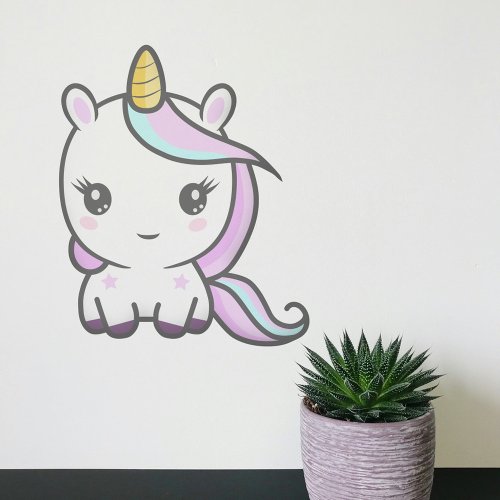 Cute Unicorn Wall Decal