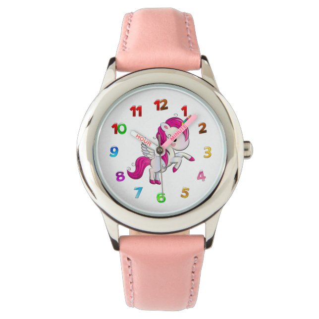 Cute unicorn watch for kids (Front)