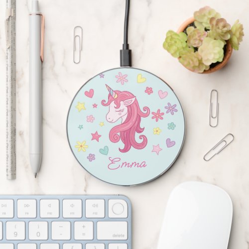 Cute Unicorn Wireless Charger