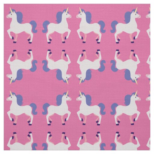 Cute Unicorns Fabric