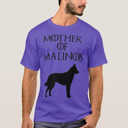 Cute Unique Black Mother of Belgian Malinois  E010 T_Shirt