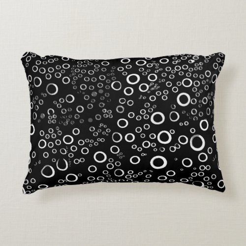Cute Unique Bubble Pattern Accent Pillow