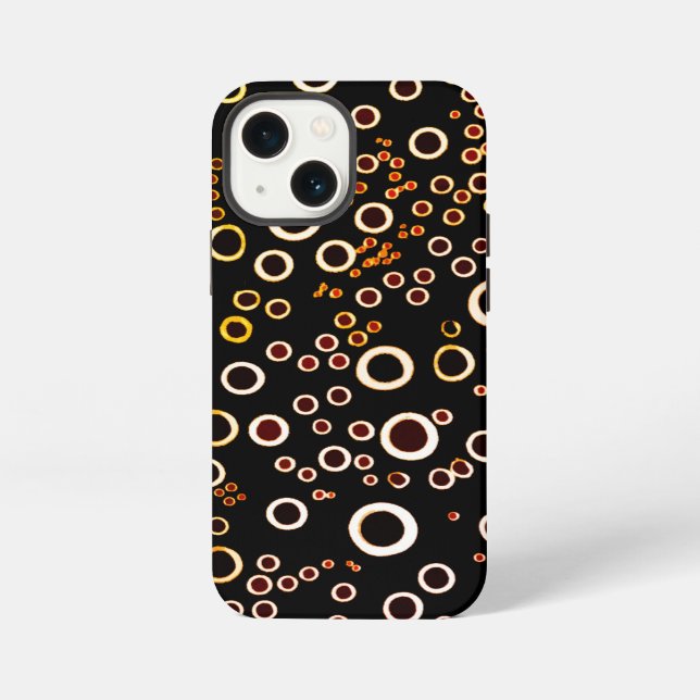 Cute Unique Bubble Pattern Iphone Case (Back)