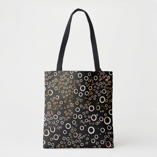 Cute Unique Bubble Pattern Tote Bag (Front)