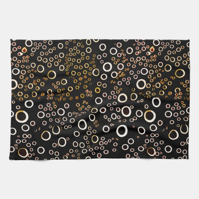 Cute Unique Bubble Pattern Towel (Horizontal)