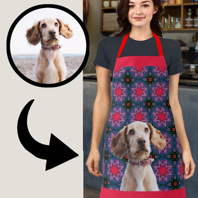 Cute Unique Gift for Dog Mom & Puppy Lovers Apron (Creator Uploaded)
