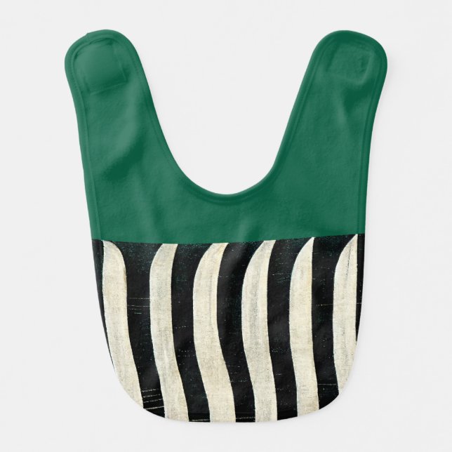 Cute Unisex Abstract  Baby Bib (Front)