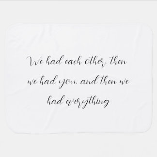 Cute unisex baby blanket