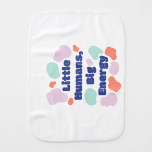 Cute Unisex Baby Burp Rag with adorable quote Cloth