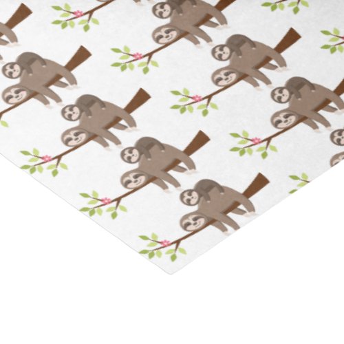 Cute unisex baby sloth party mommy tissue tissue paper