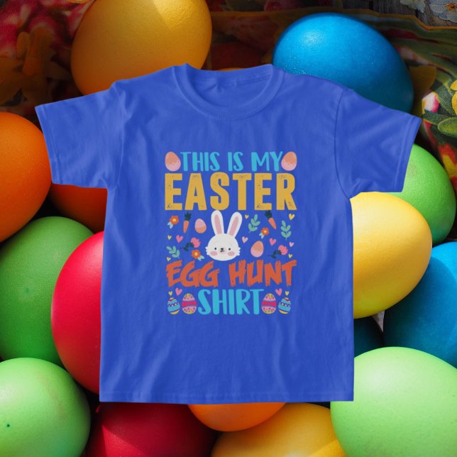 cute unisex kid Easter egg hunt T-Shirt (Creator Uploaded)