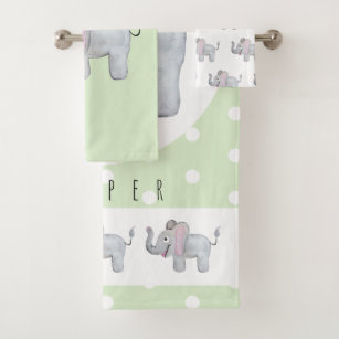 Elephant bathroom top towels