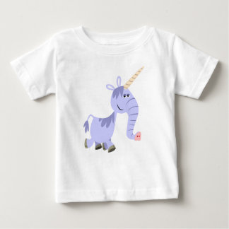 Cute Unusual Cartoon Unicorn Baby T-Shirt