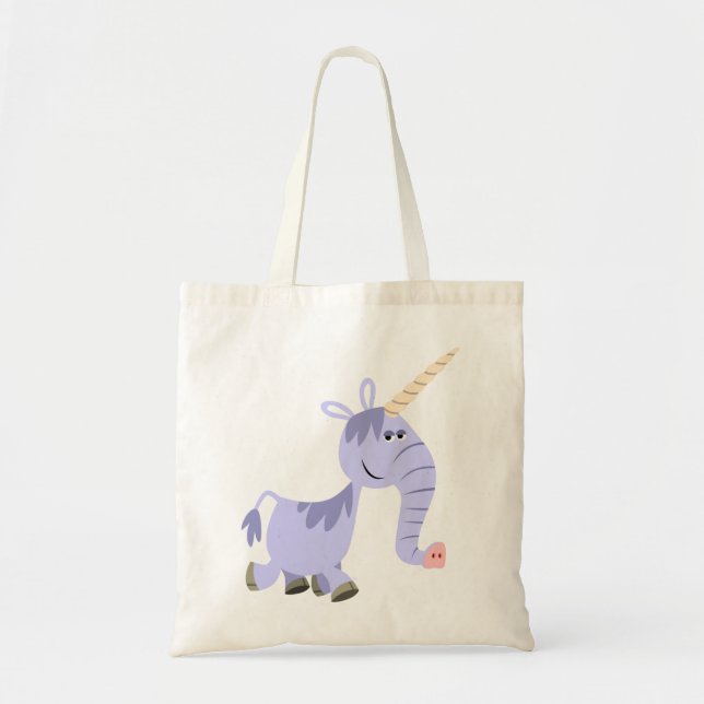 Cute Unusual Cartoon Unicorn Bag (Front)