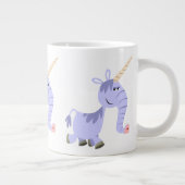 Cute Unusual Cartoon Unicorn Jumbo Mug (Right)