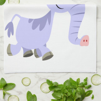 Cute Unusual Cartoon Unicorn Kitchen Towel