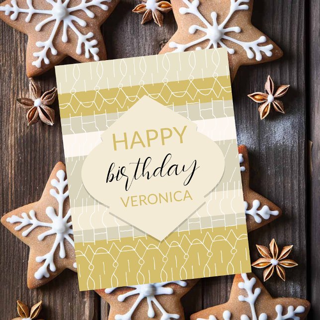 Cute Urban Modern Pastel Geometric Pattern Postcard (Creator Uploaded)