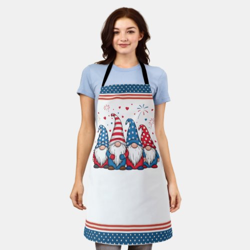 Cute USA American Gnomes Cartoon-68123 Apron