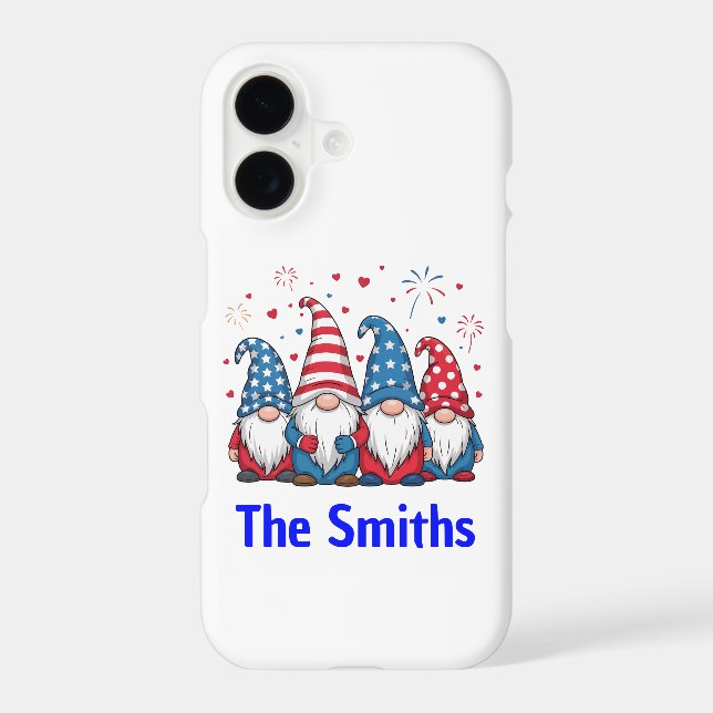Cute USA American Gnomes Cartoon-68123 Case-Mate iPhone Case (Back)