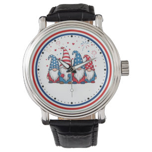 Cute USA American Gnomes Cartoon-68123 Watch