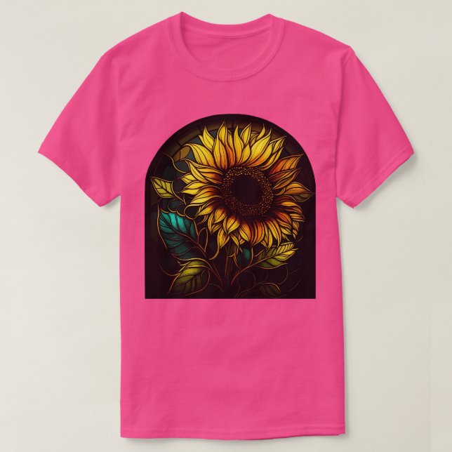 Cute Vacations Floral Summer Holidays Sunflower 10 T-Shirt (Design Front)