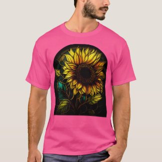 Cute Vacations Floral Summer Holidays Sunflower 10 T-Shirt