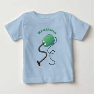 Cute vacuum cleaner cartoon humour baby T-Shirt