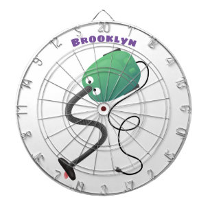 Cute vacuum cleaner cartoon humour dart board