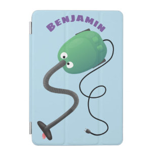 Cute vacuum cleaner cartoon humour iPad mini cover