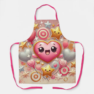 Cute valentine apron
