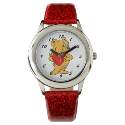 Cute Valentine Bear Wristwatch