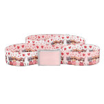Cute Valentine Cats in Heart Sunglasses Belt