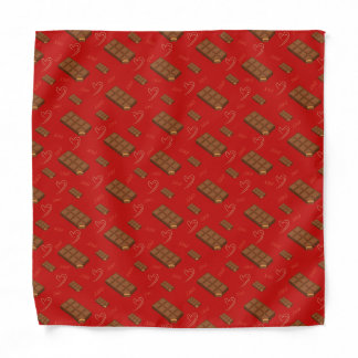cute valentine chocolate design bandana