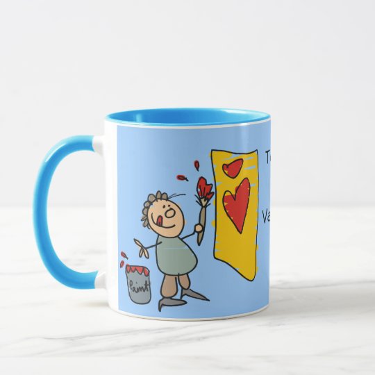 CUTE VALENTINE DESIGN CUP TEMPLATE
