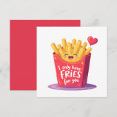 Cute Valentine French Fries Pun (Front/Back)