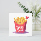 Cute Valentine French Fries Pun (Standing Front)